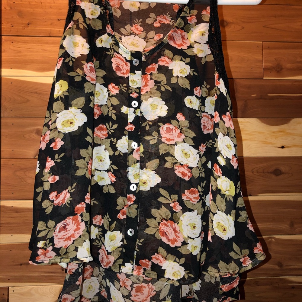 Floral tank top
